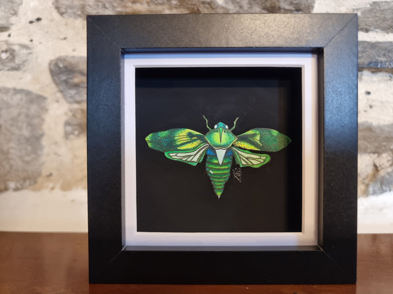 Cicada Mini Glow Painting