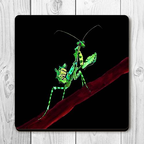 Moss Mantis Coaster
