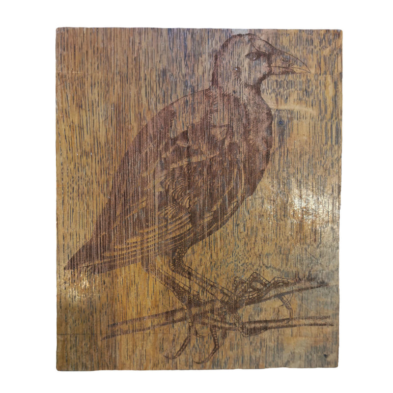 Reclaimed Oak Bird Chopping Block