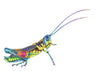 Rainbow Grasshopper Original Illustration - Colour