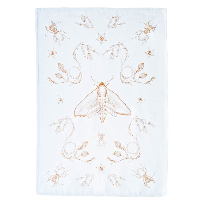 Tangled Hawkmoth Tea Towel